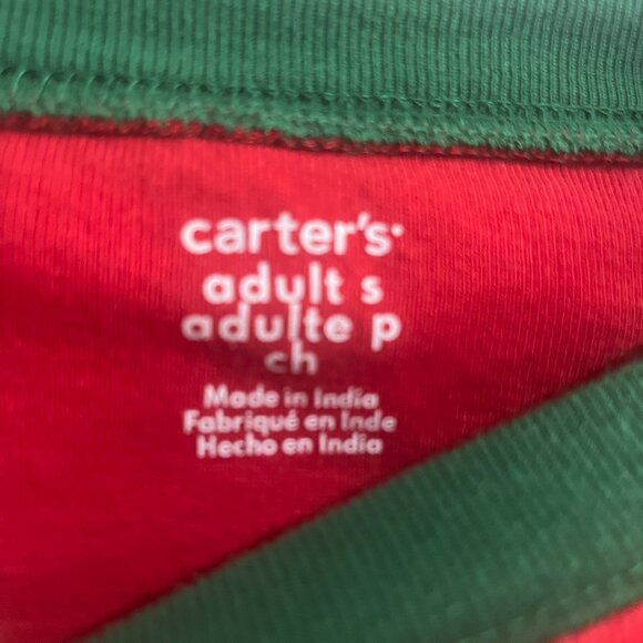 Carters 3 sets of pajama's!  'Jingle all the way' Adult, Child, and size 6 - Picture 14 of 15
